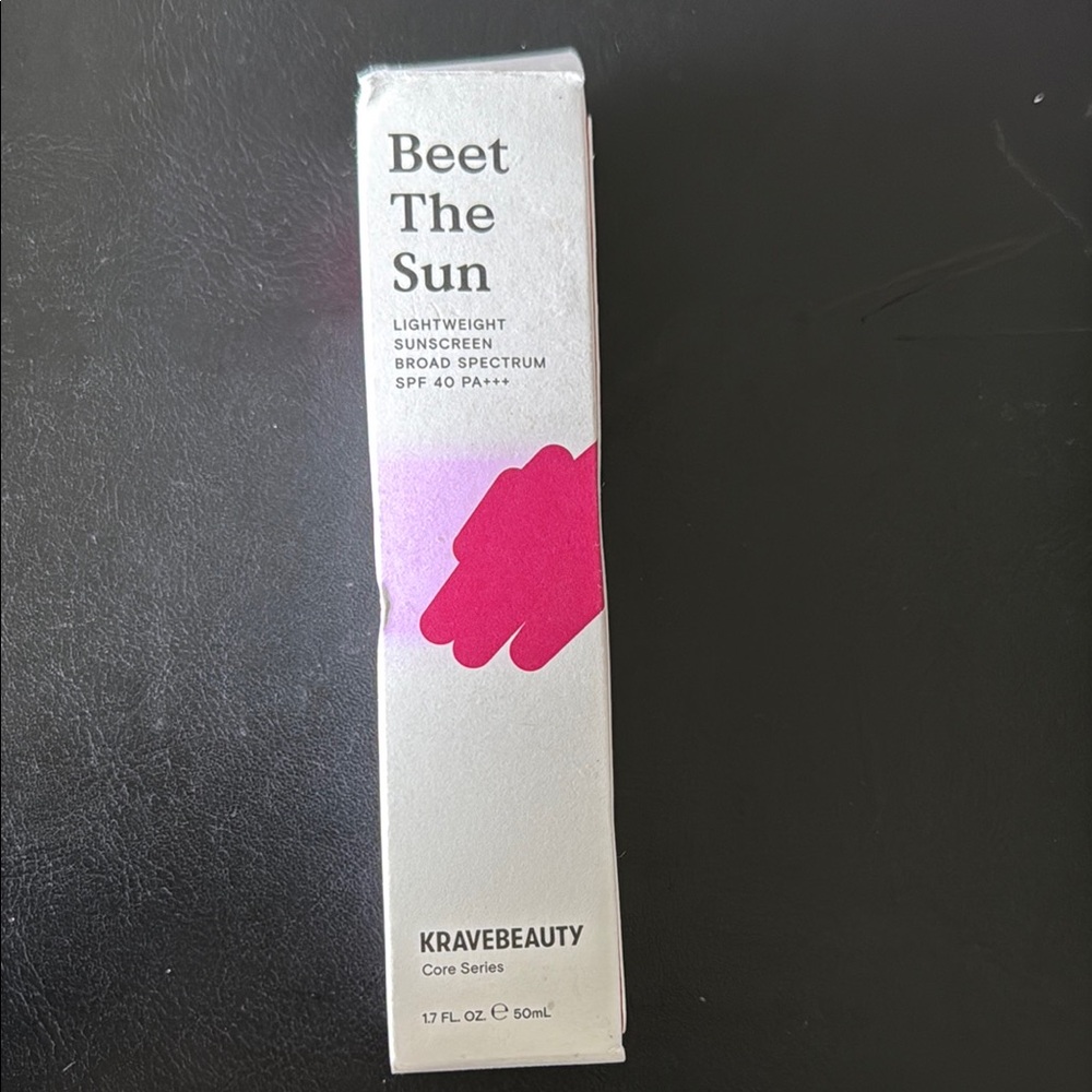 NWT KraveBeauty Beet The Sun Sunscreen